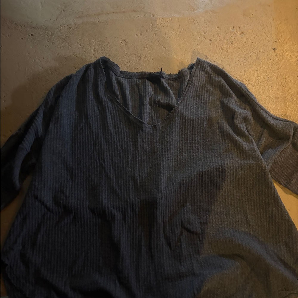 Urban Outfitters Grey V-Neck Shirt